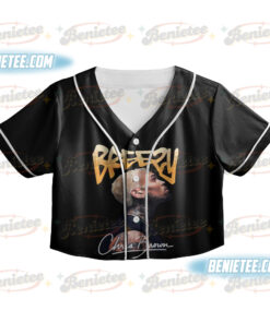 Alternative view of Chris Brown Concert 2025 CropTop Baseball Jersey, Breezy Bowl XX Music Tour 2025 CropTop Baseball Jersey