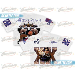 Chris Brown Croptop Mesh Football, R&B Concert Merch Brown Breezy Bowl XX Tour 2025 Jersey For Girl Fans Gift