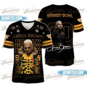 Custom Chris Brown Breezy Bowl Football Jersey, Breezy Bowl XX Tour 2025 Football Jersey