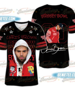 Chris Brown Breezy Bowl Football Jersey, Breezy Bowl XX Tour 2025 Football Jersey