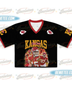 Alternative view of Chiefs Football Kansas City Gameday Apparel Croptop Mesh Football