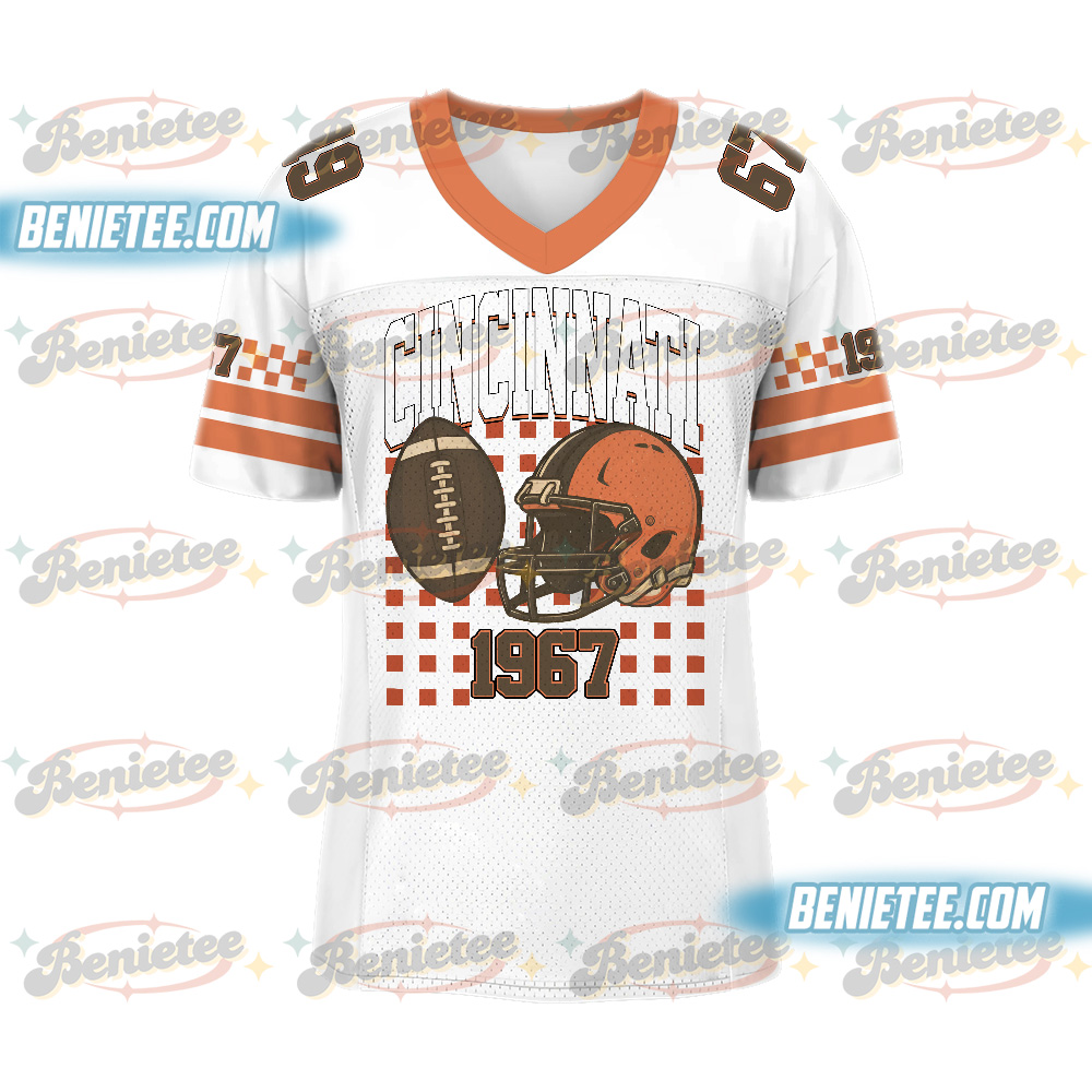 Cincinnati Football Jersey, 90s Cincinnati Game Day Football Jersey - Image 2