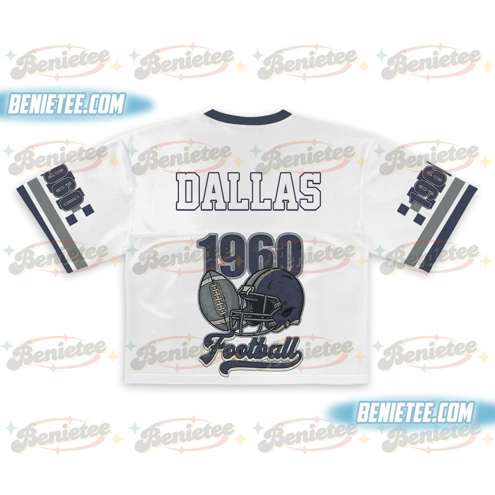 Dallas Croptop Mesh Football, Dallas Game Day Croptop Mesh Football - Image 3