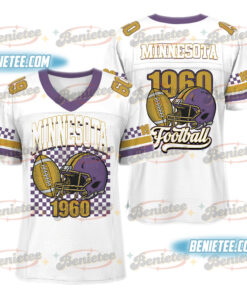 Minnesota Football Jersey, Retro Sports Game Day Football Jersey
