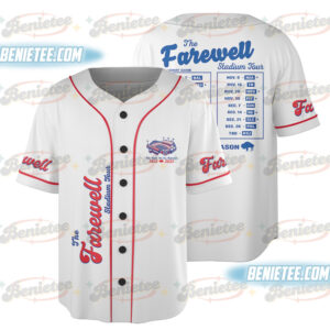 The Farewell Stadium Tour 2025 Season Baseball Jersey