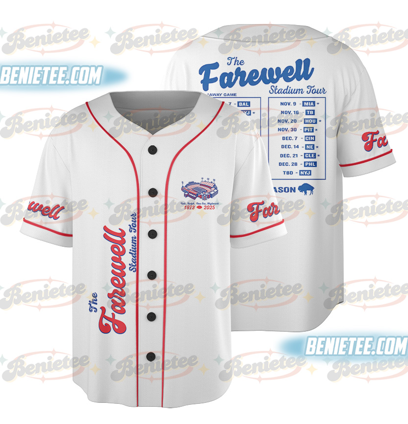 The Farewell Stadium Tour 2025 Season Baseball Jersey