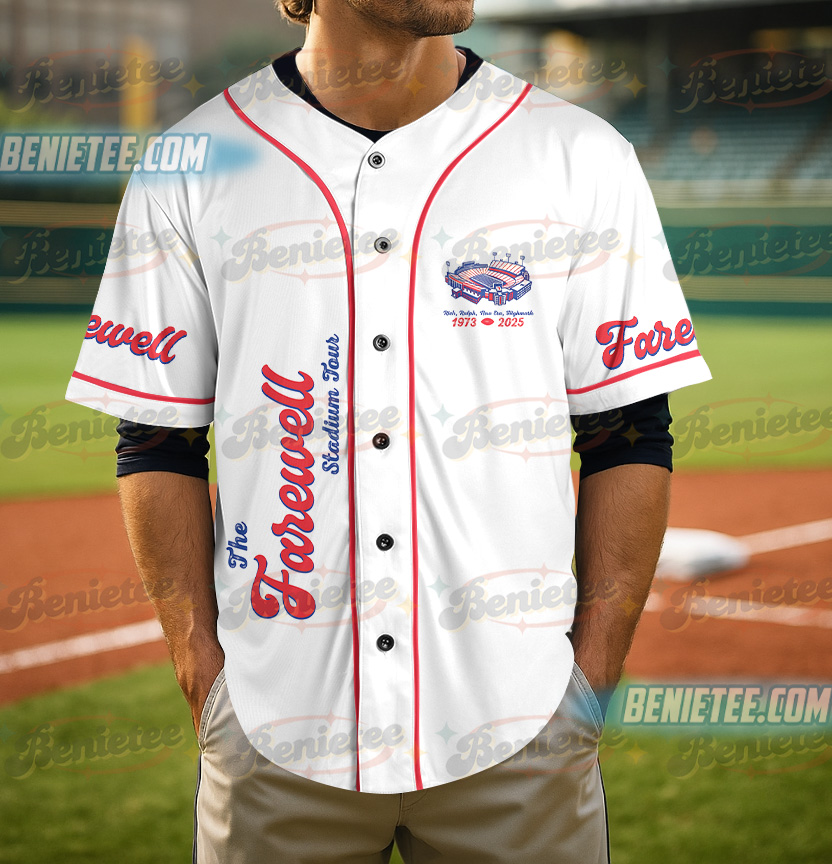 The Farewell Stadium Tour 2025 Season Baseball Jersey - Image 4