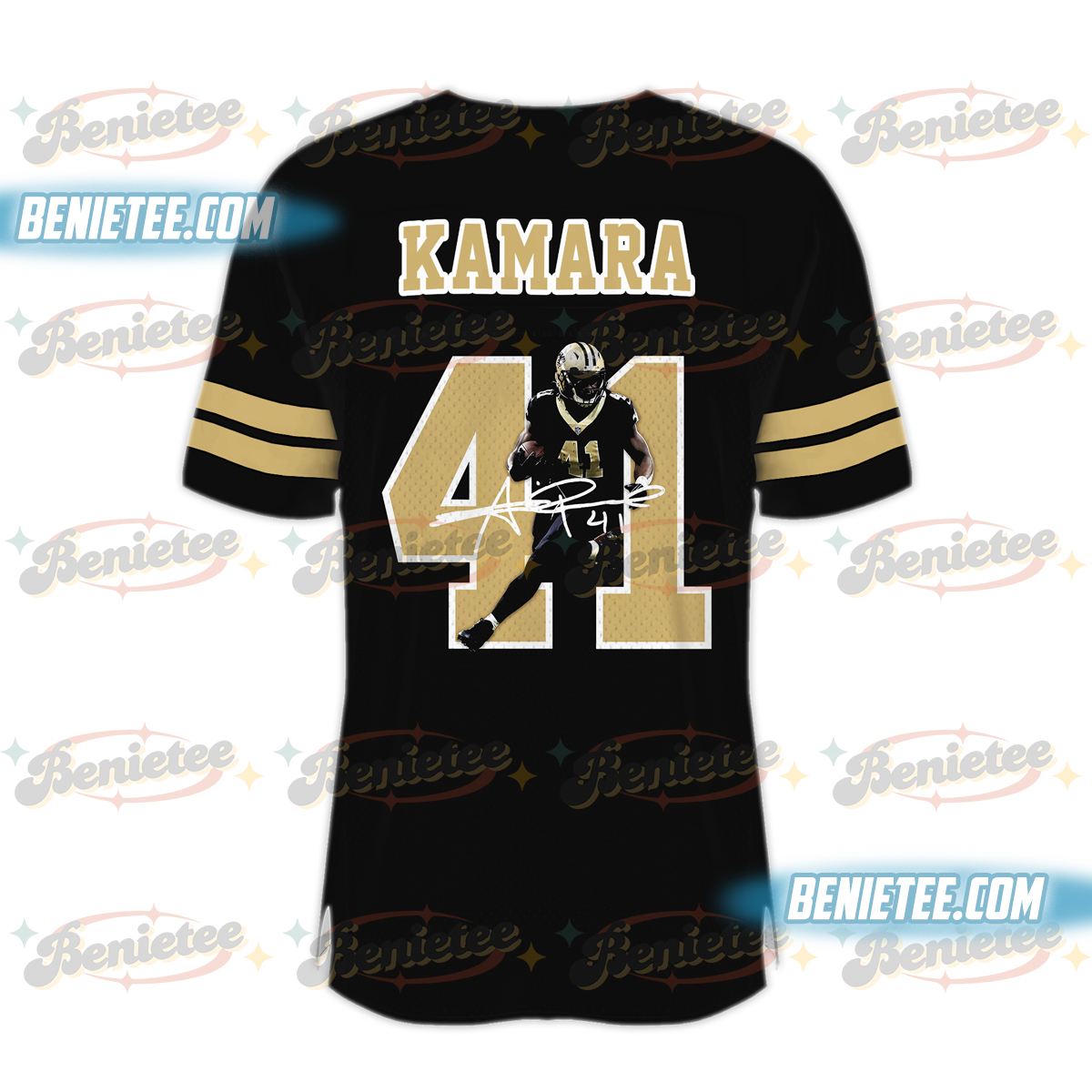 Alvin Kamara Football Jersey, New Orleans Football Jersey - Image 3