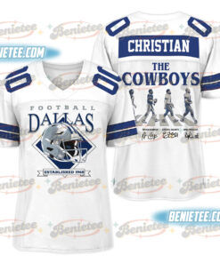 Dallas Cowboys Football Jersey, Vintage Retro Cowboys Football Jersey