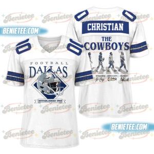 Dallas Cowboys Football Jersey, Vintage Retro Cowboys Football Jersey