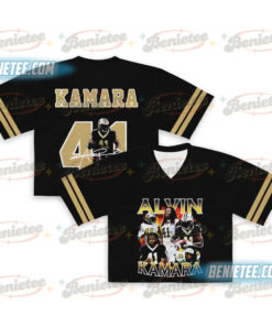 Alvin Kamara Crotop Mesh Football, New Orleans Crotop Mesh Football
