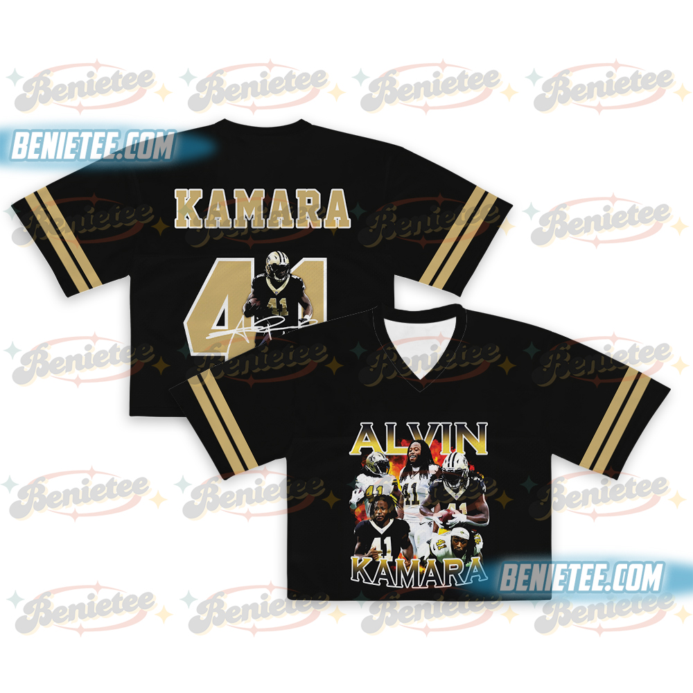 Alvin Kamara Crotop Mesh Football, New Orleans Crotop Mesh Football
