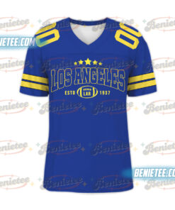 Alternative view of Los Angeles Rams Football Jersey, Football Game Day Football Jersey