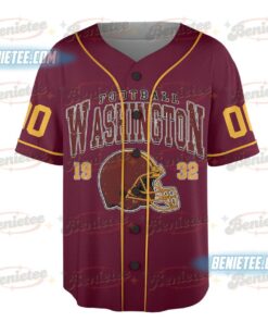 Alternative view of Washington Commanders Baseball Jersey, Game Day Baseball Jersey