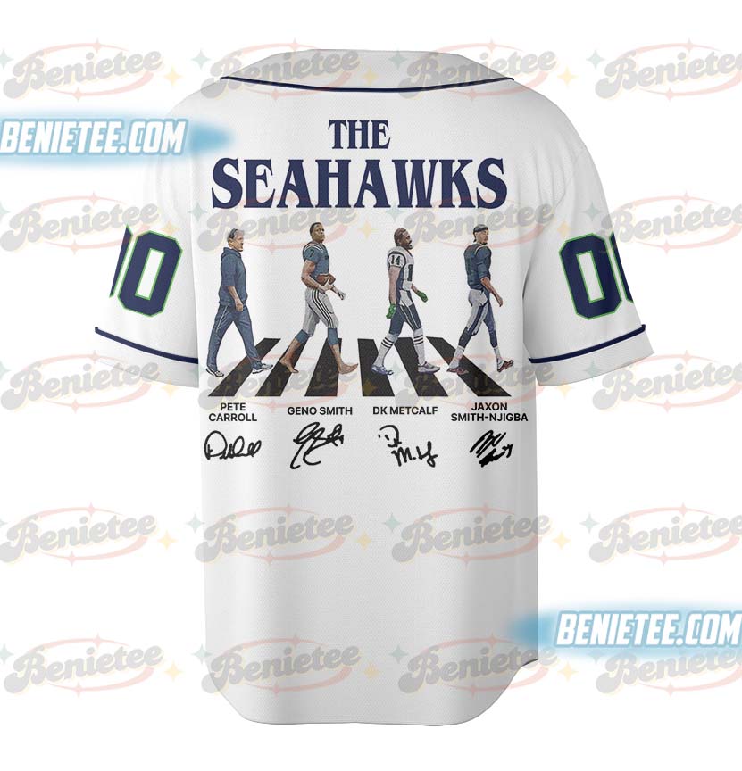 Seattle Seahawks Baseball Jersey, Game Day Baseball Jersey - Image 3