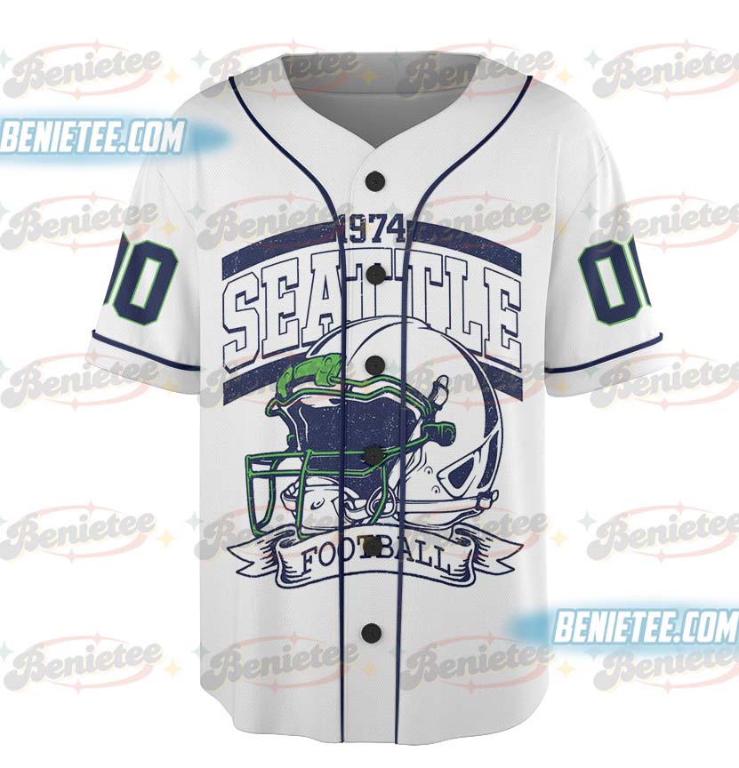 Seattle Seahawks Baseball Jersey, Game Day Baseball Jersey - Image 2
