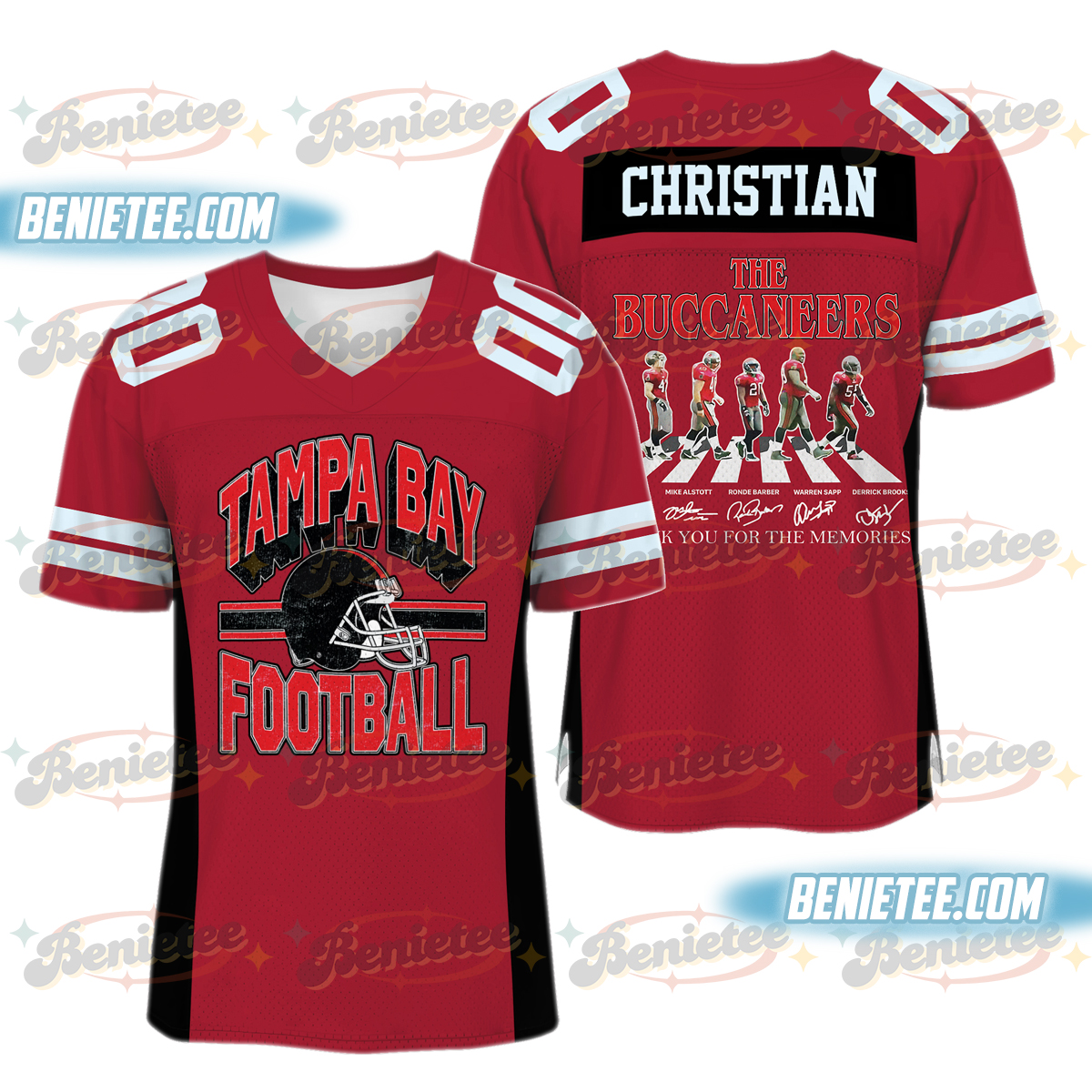 Tampa Bay Buccaneers Football Jersey, Game Day Football Jersey