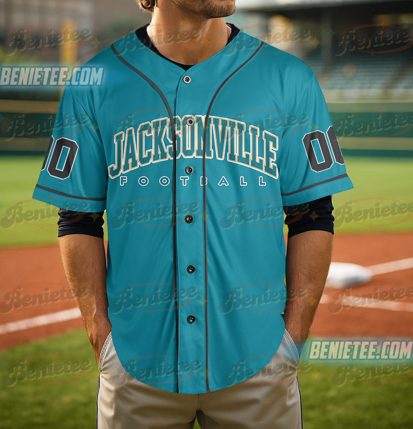 Jacksonville Jaguars Team Baseball Jersey, Game Day Baseball Jersey - Image 4