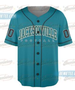 Alternative view of Jacksonville Jaguars Team Baseball Jersey, Game Day Baseball Jersey