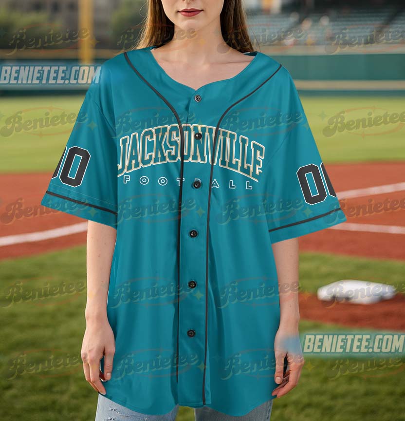 Jacksonville Jaguars Team Baseball Jersey, Game Day Baseball Jersey - Image 3