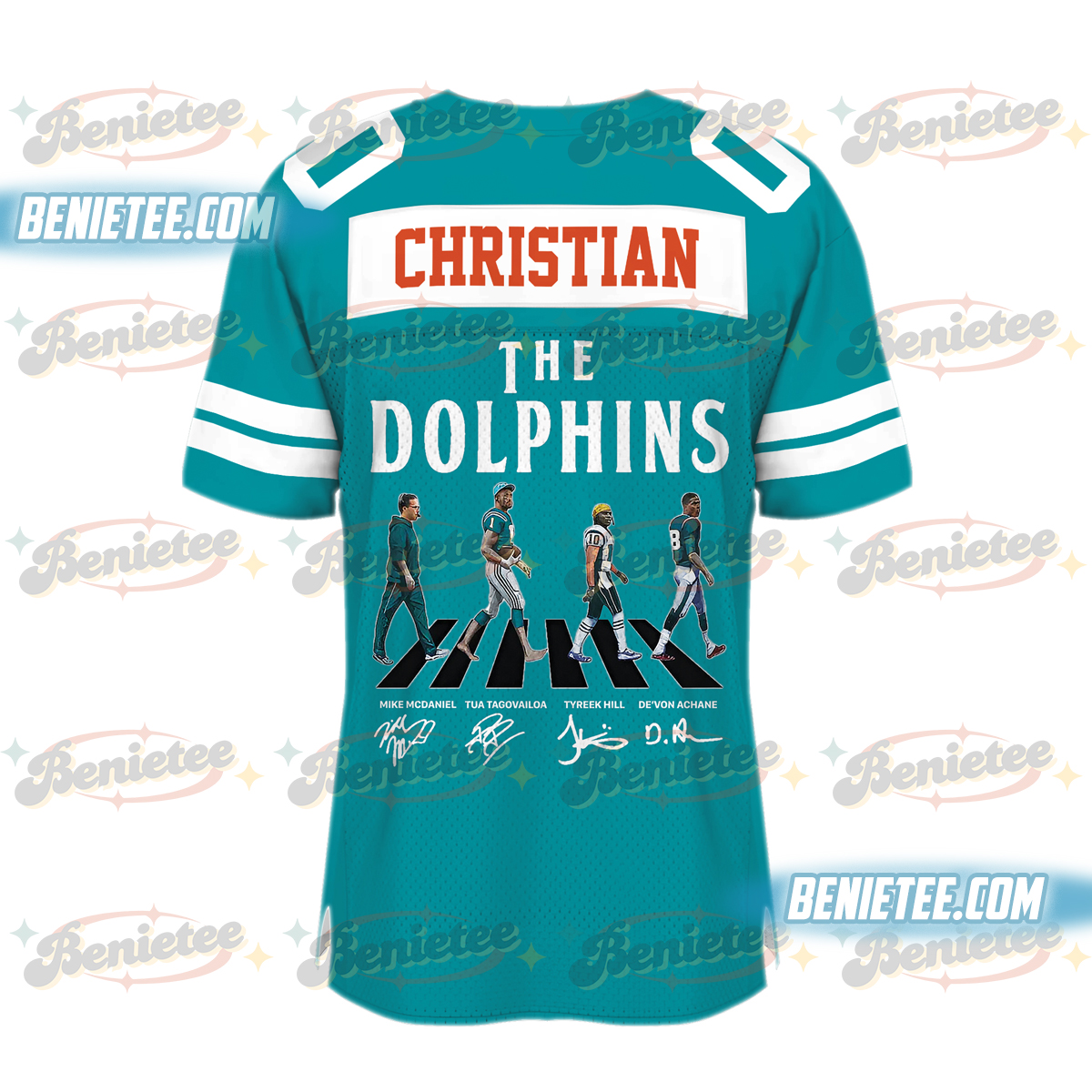 Miami Dolphins Team Football Jersey, Game Day Football Jersey - Image 3