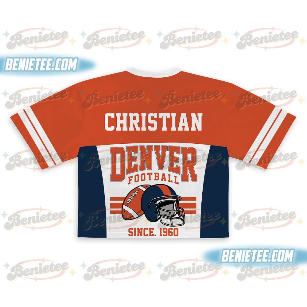 Denver Broncos Crotop Mesh Football, Game Day Crotop Mesh Football - Image 3