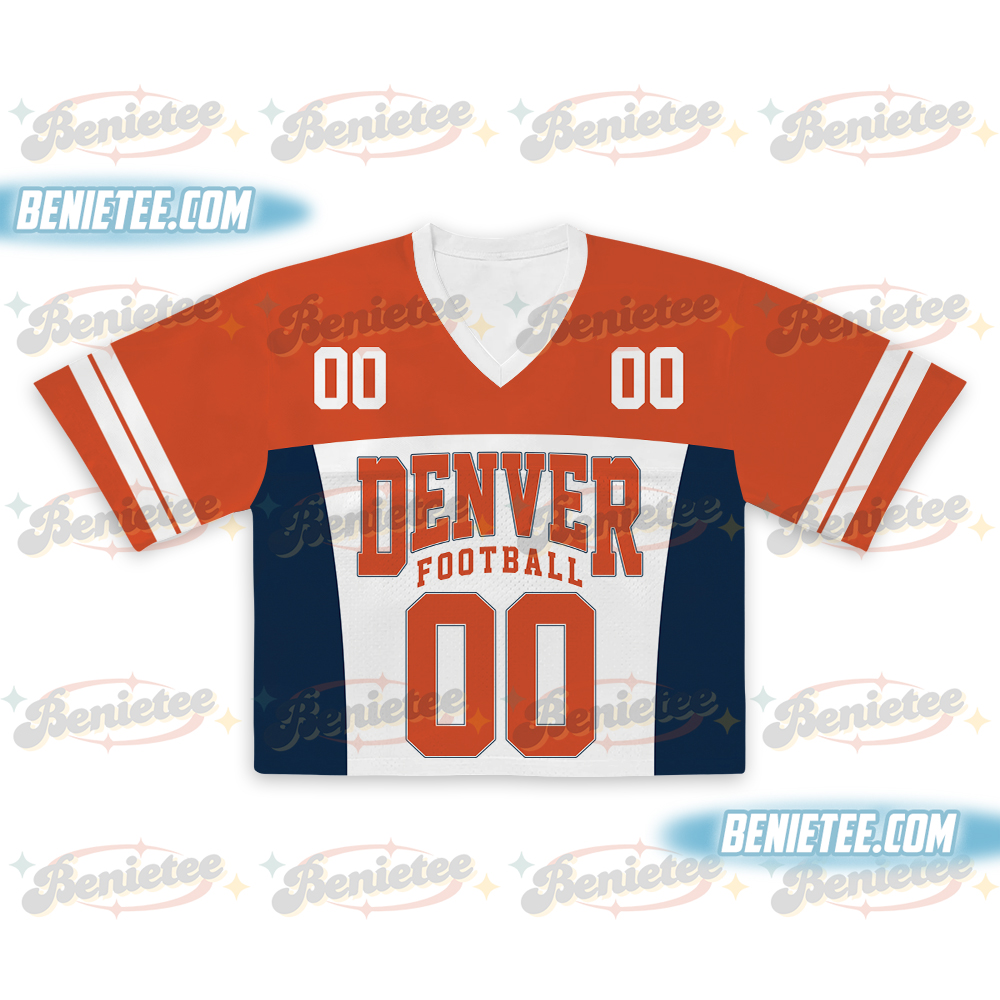 Denver Broncos Crotop Mesh Football, Game Day Crotop Mesh Football - Image 2