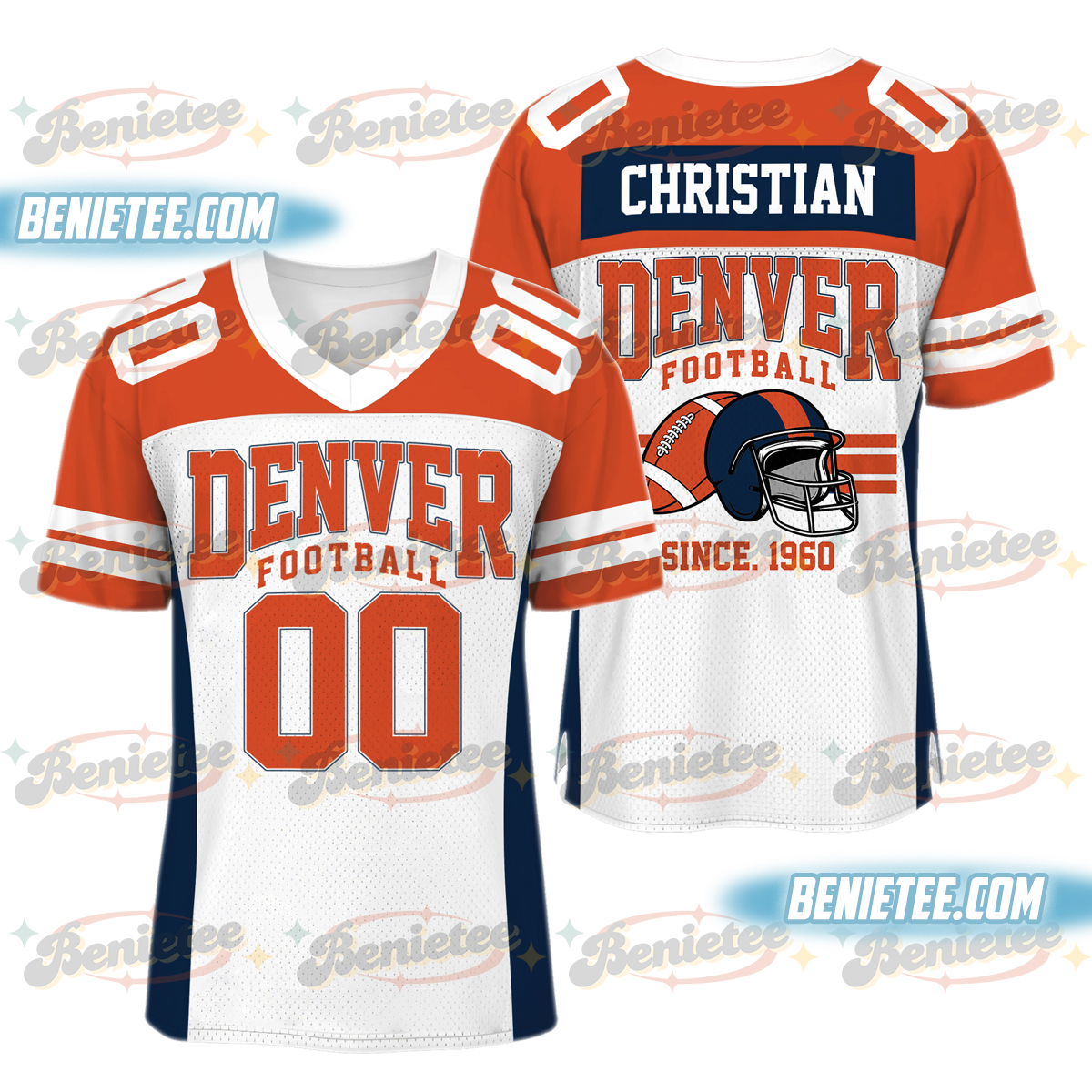 Denver Broncos Football Jersey, Game Day Football Jersey