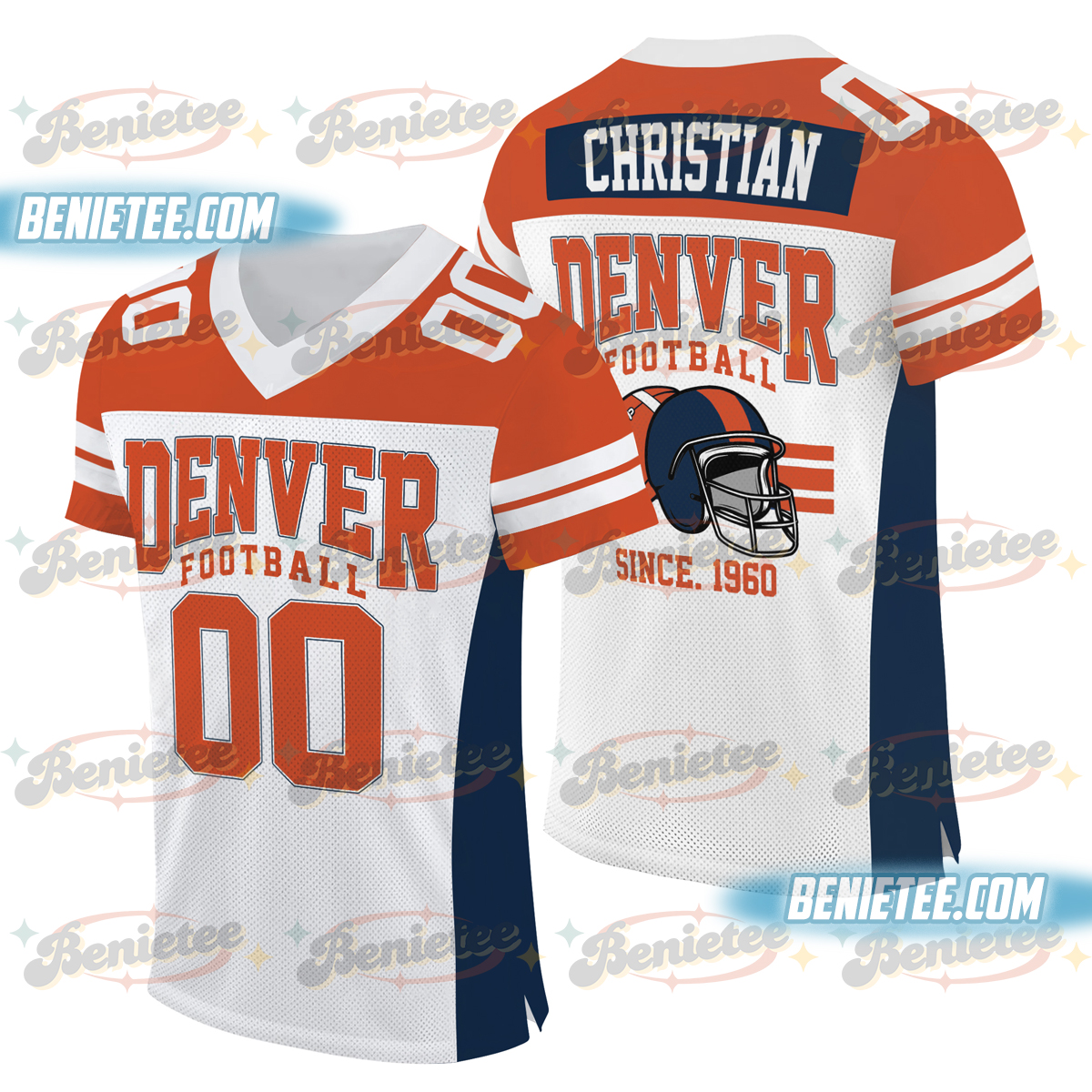 Denver Broncos Football Jersey, Game Day Football Jersey - Image 2