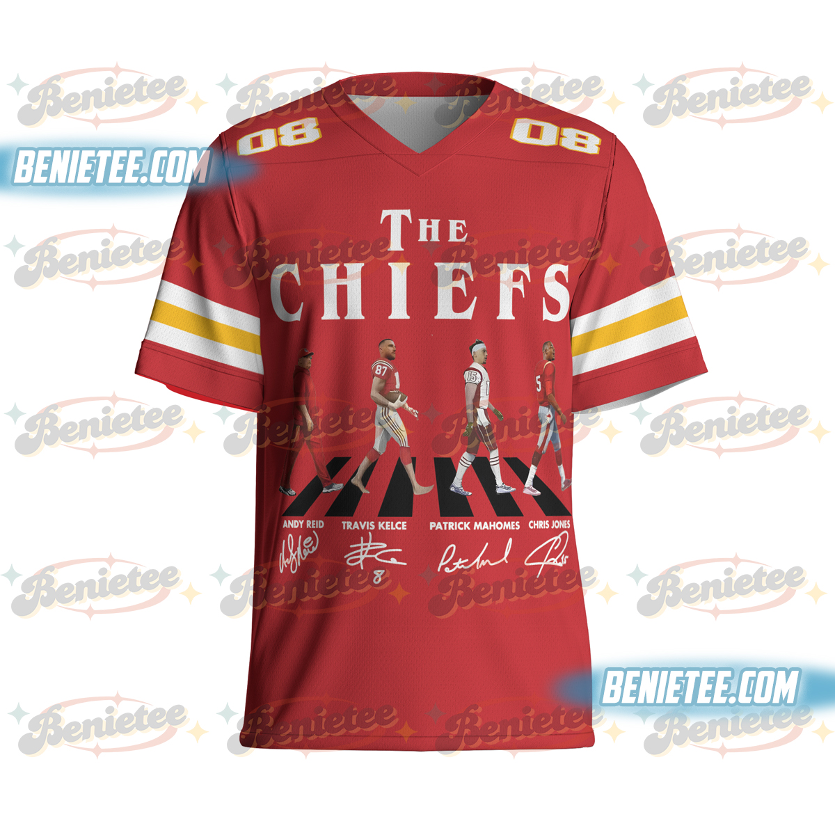 Kansas City Chiefs Team Football Jersey, Game Day Football Jersey - Image 2