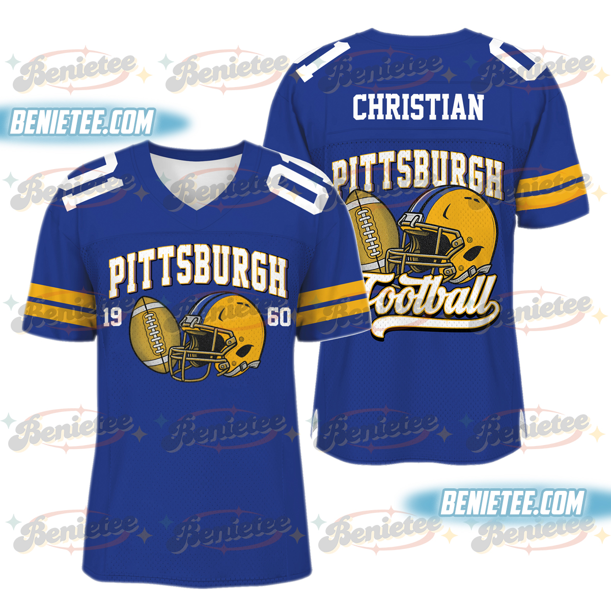 Pittsburgh Football Jersey, Pittsburgh Game Day Football Jersey