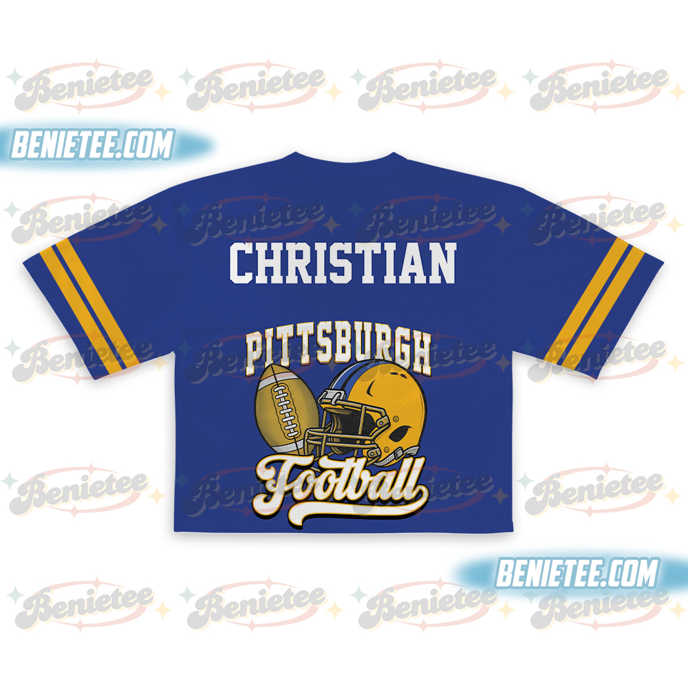 Pittsburgh Crotop Mesh Football , Pittsburgh Game Day Crotop Mesh Football - Image 3