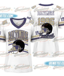 Baltimore Football Jersey, Retro Baltimore Game Day Football Jersey