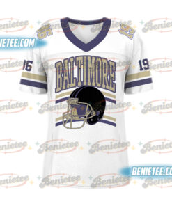 Alternative view of Baltimore Football Jersey, Retro Baltimore Game Day Football Jersey