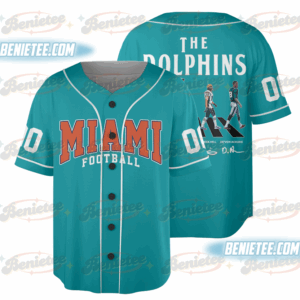 Miami Dolphins Team Baseball Jersey, Game Day Baseball Jersey