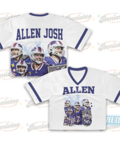 Josh Allen Croptop Mesh Football, Buffalo Croptop Mesh Football