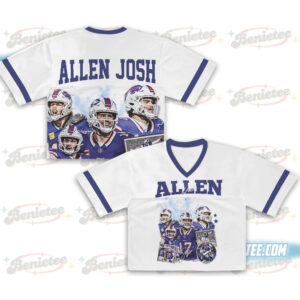 Josh Allen Croptop Mesh Football, Buffalo Croptop Mesh Football