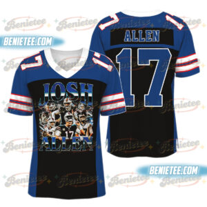 Josh Allen Football Jersey, Josh Allen Bootleg Game Day Football Jersey
