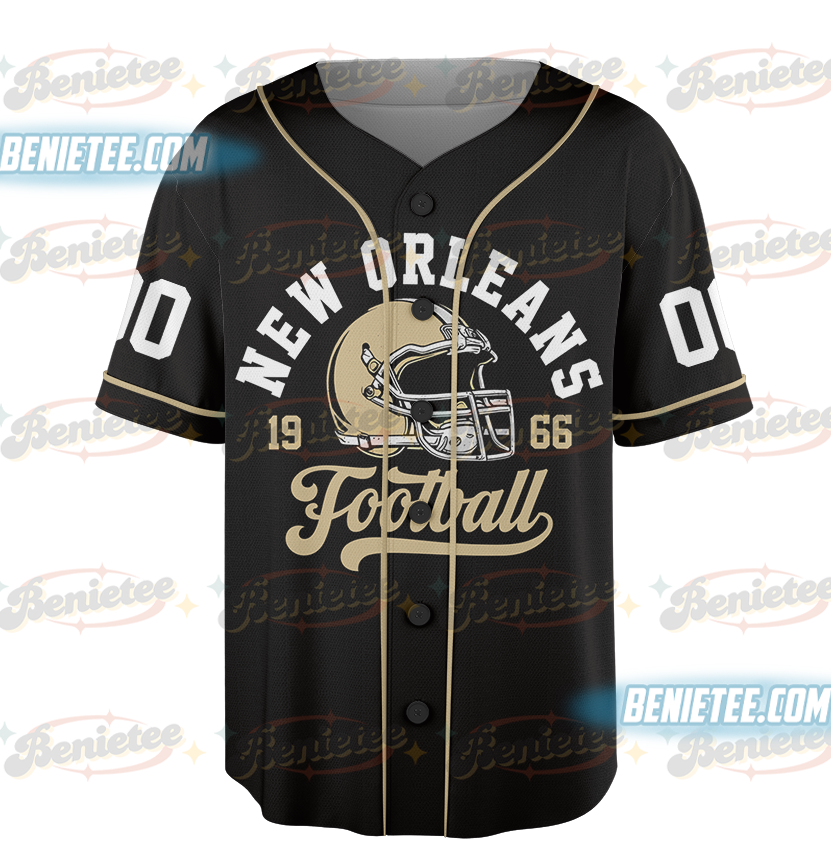 New Orleans Saints Team Baseball Jersey, Game Day Baseball Jersey - Image 5