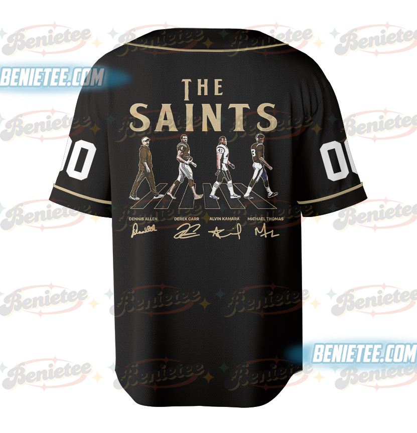 New Orleans Saints Team Baseball Jersey, Game Day Baseball Jersey - Image 4