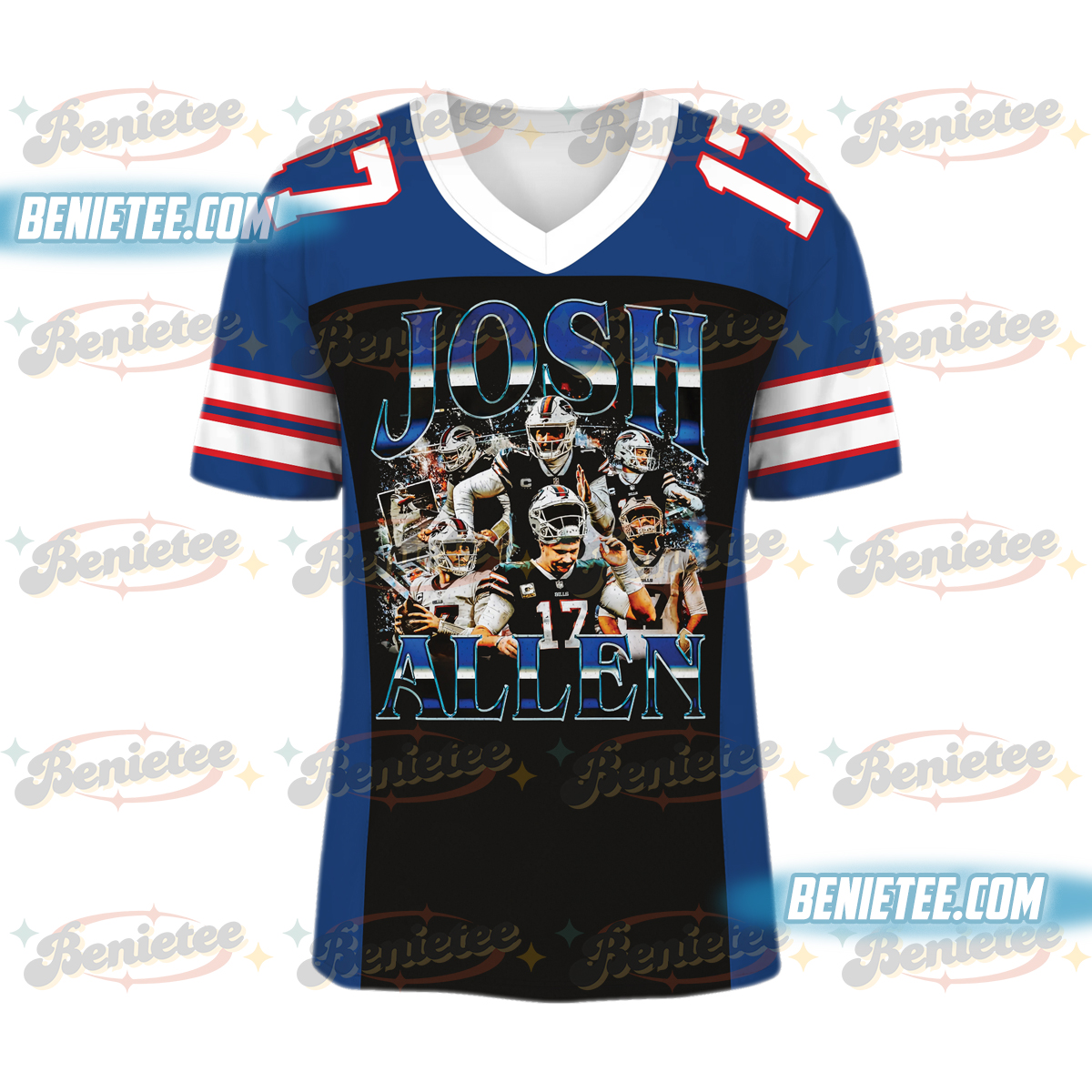 Josh Allen Football Jersey, Josh Allen Bootleg Game Day Football Jersey - Image 2