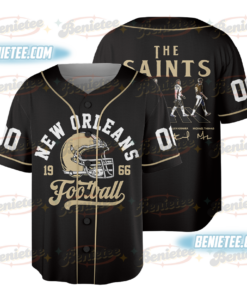 New Orleans Saints Team Baseball Jersey, Game Day Baseball Jersey