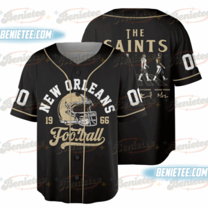 New Orleans Saints Team Baseball Jersey, Game Day Baseball Jersey