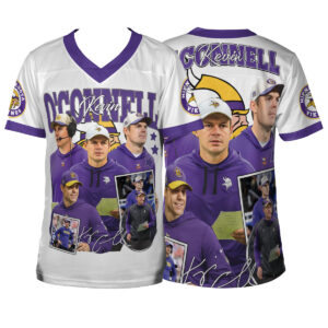 Kevin O'Connell Football Jersey, Minnesota Football Jersey