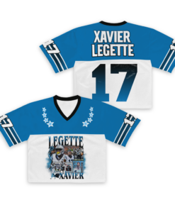 Xavier Legette Croptop Mesh Football, Texas Croptop Mesh Football