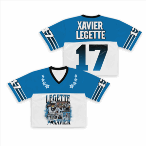 Xavier Legette Croptop Mesh Football, Texas Croptop Mesh Football