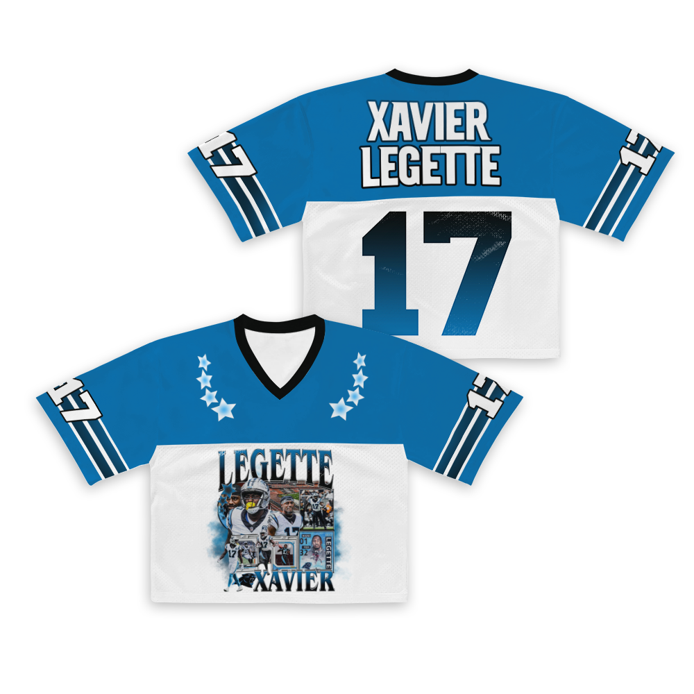 Xavier Legette Croptop Mesh Football, Texas Croptop Mesh Football