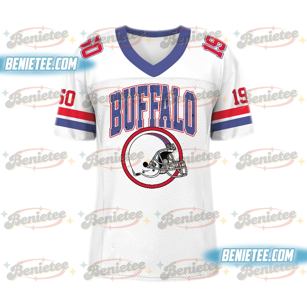 Buffalo Football Jersey, Retro Game Day Football Jersey - Image 2