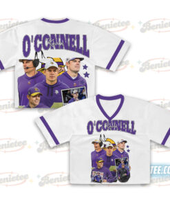 Kevin O'Connell Croptop Mesh Football,  Minnesota Croptop Mesh Football