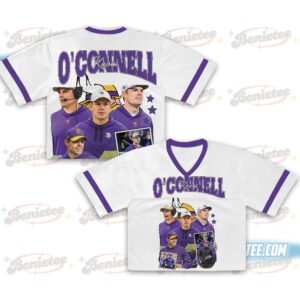 Kevin O'Connell Croptop Mesh Football, Minnesota Croptop Mesh Football